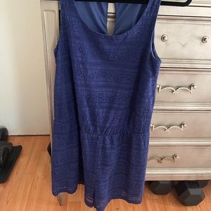 Everly, Navy Blue Romper, Medium